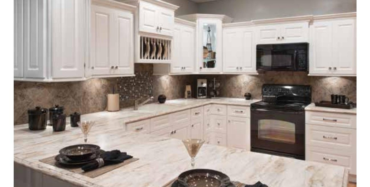 Aspen White kitchen