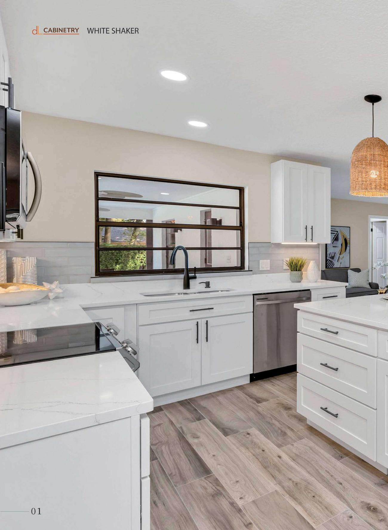 White Shaker kitchen