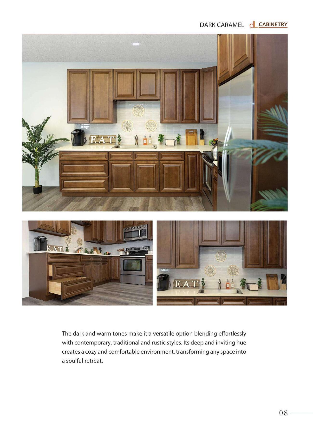 Dark Caramel kitchen