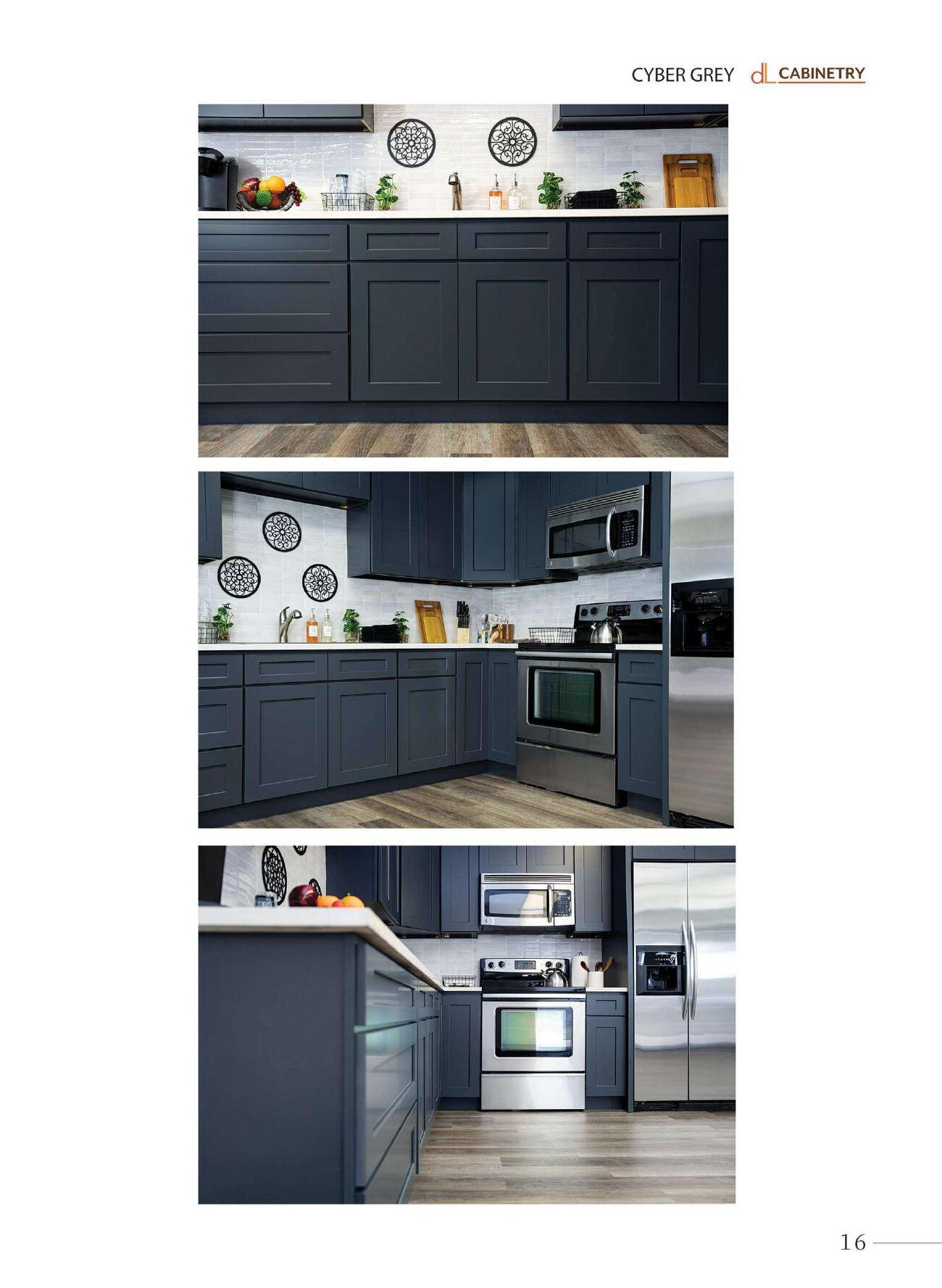Cyber Grey kitchen
